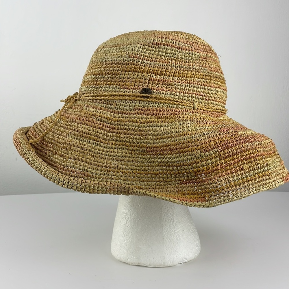 FLORA BELLA Rafia hat SUn Beach Poolside